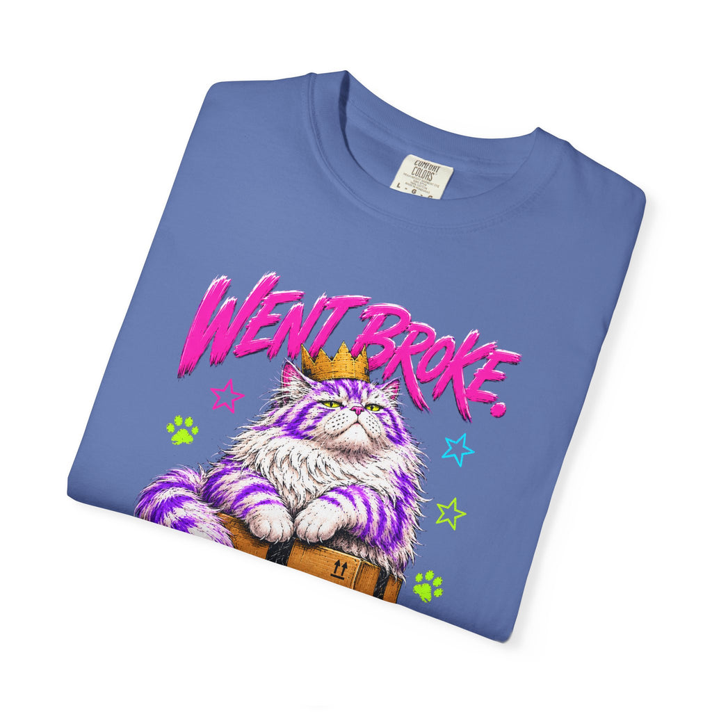 Went Broke Taken Care of My Cat graphic T-Shirt