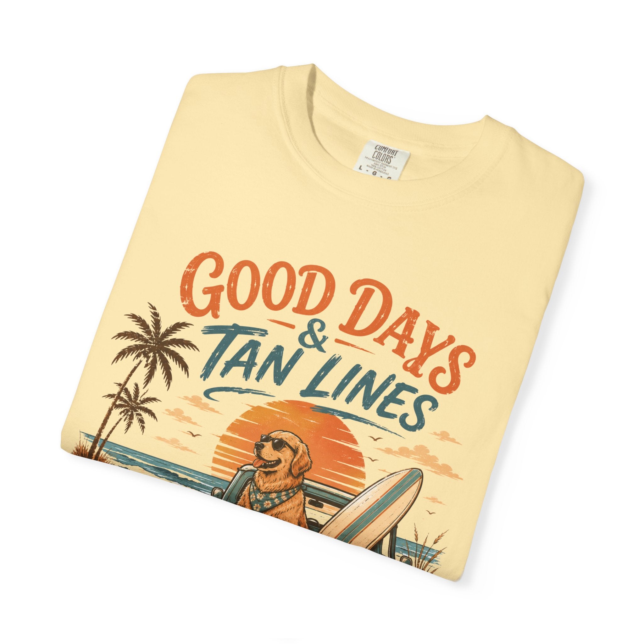 Dog Good Days  Beach T-Shirt
