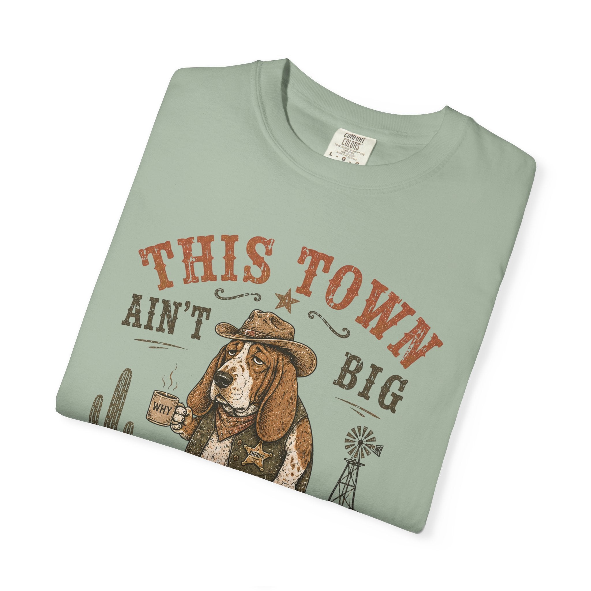 Senior Dog Cowboy  T-Shirt