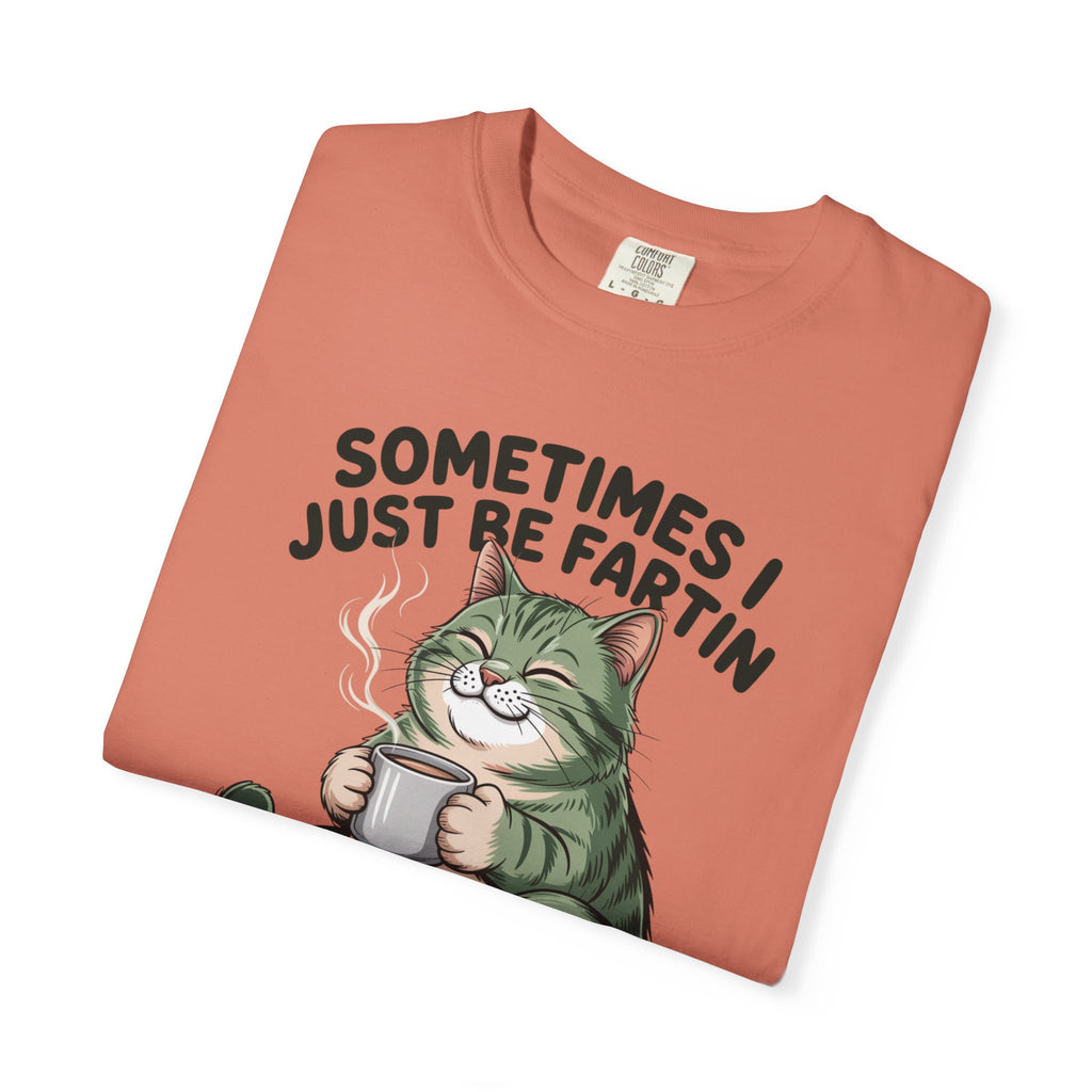 Sometimes I Just Be Fartin Funny Cat  Graphic T-Shirt
