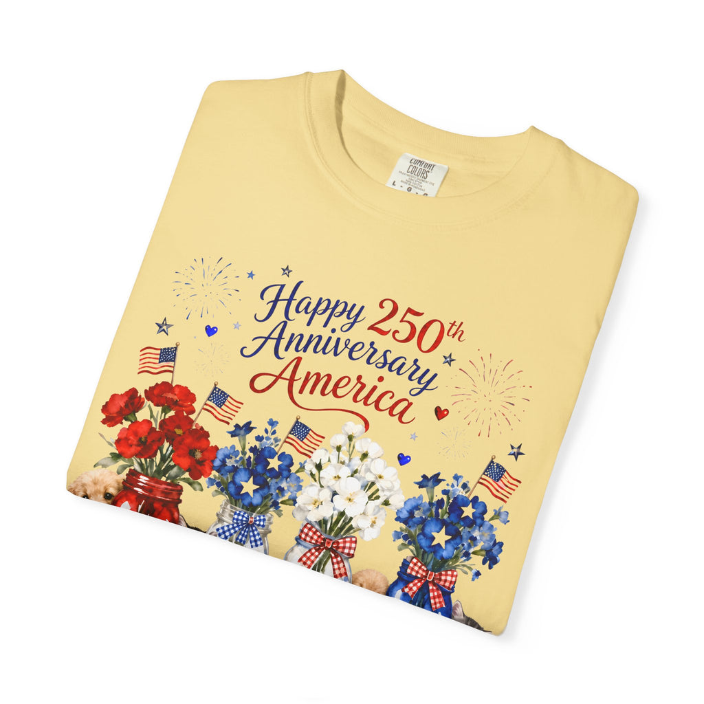 America 250th Anniversary Dogs & Cats T-Shirt