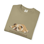 Overstimulated Bulldog  Dog Graphic Tee