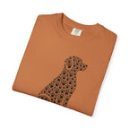 Dog Silhouette Floral T-Shirt