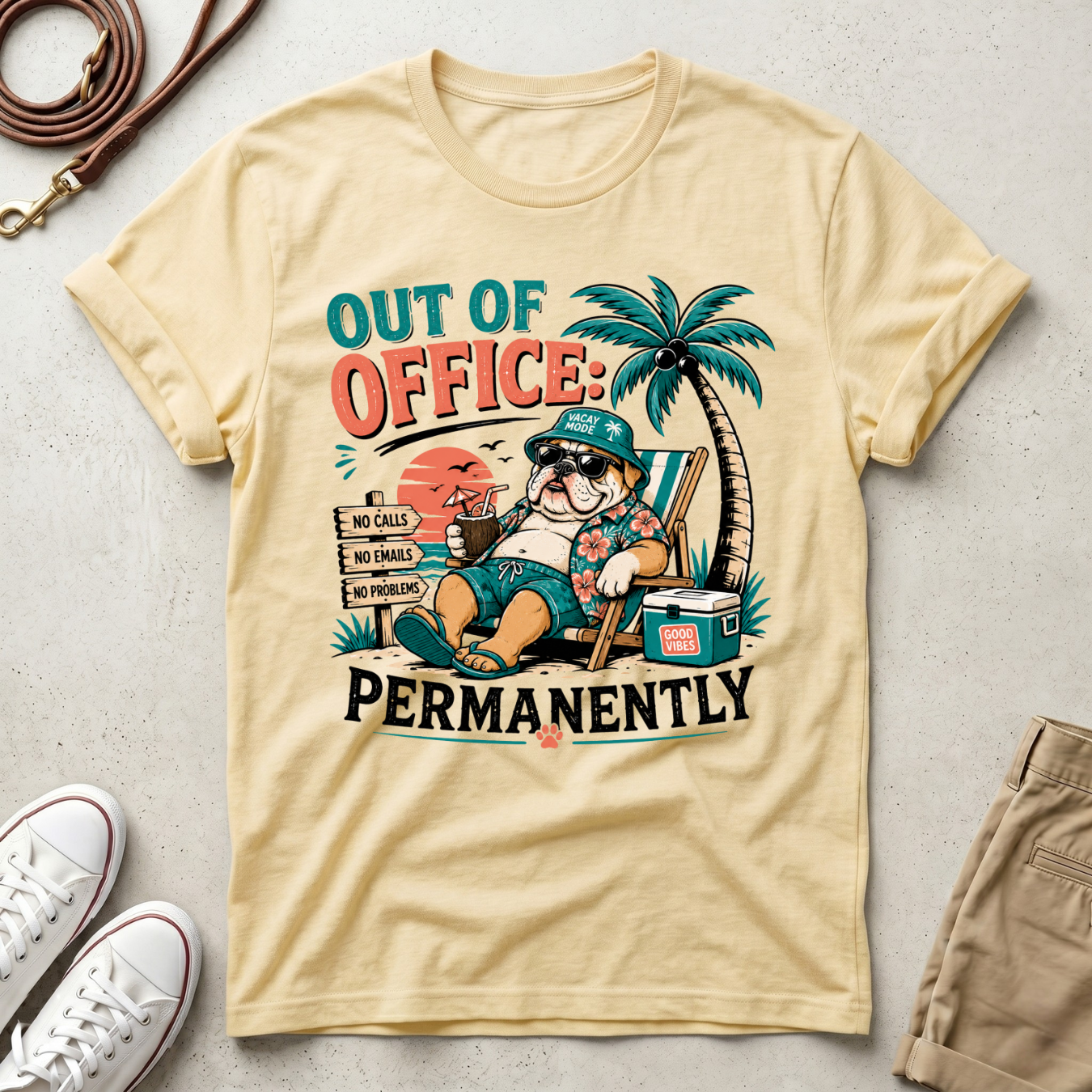Out of Office Dog T-Shirt