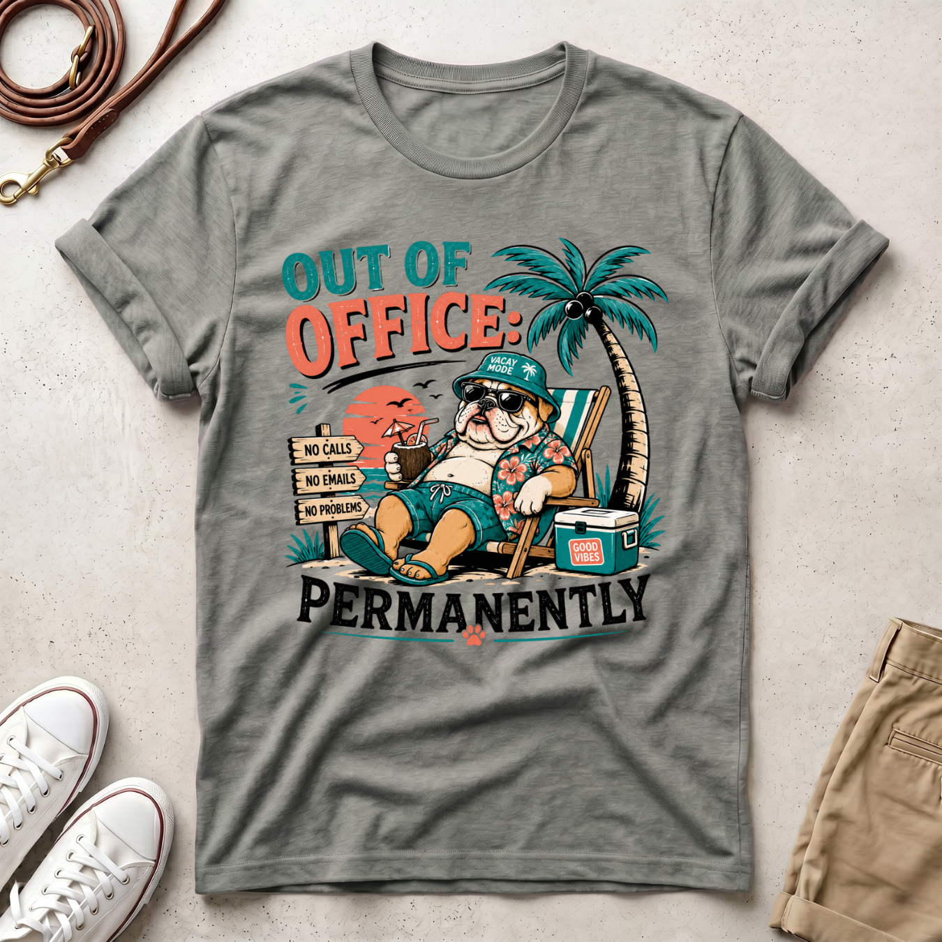 Out of Office Dog T-Shirt