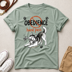 Playful Husky Graphic Dog T-Shirt