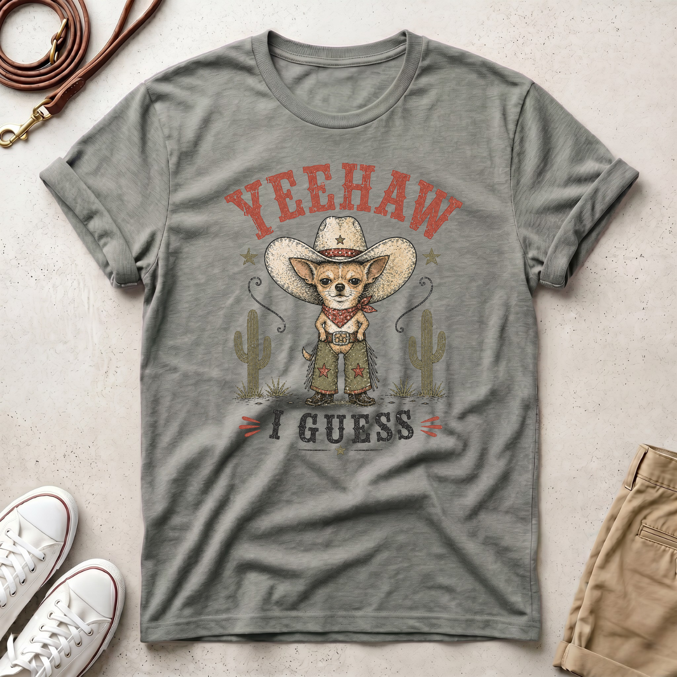 Chihuahua Cowboy  T-Shirt