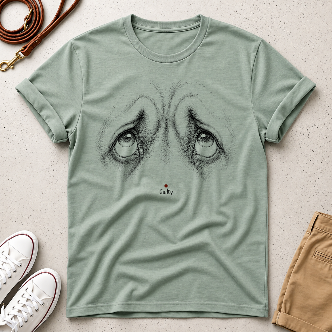 Guilty Eyes Dog T-Shirt