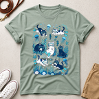 Underwater Cats Graphic T-Shirt