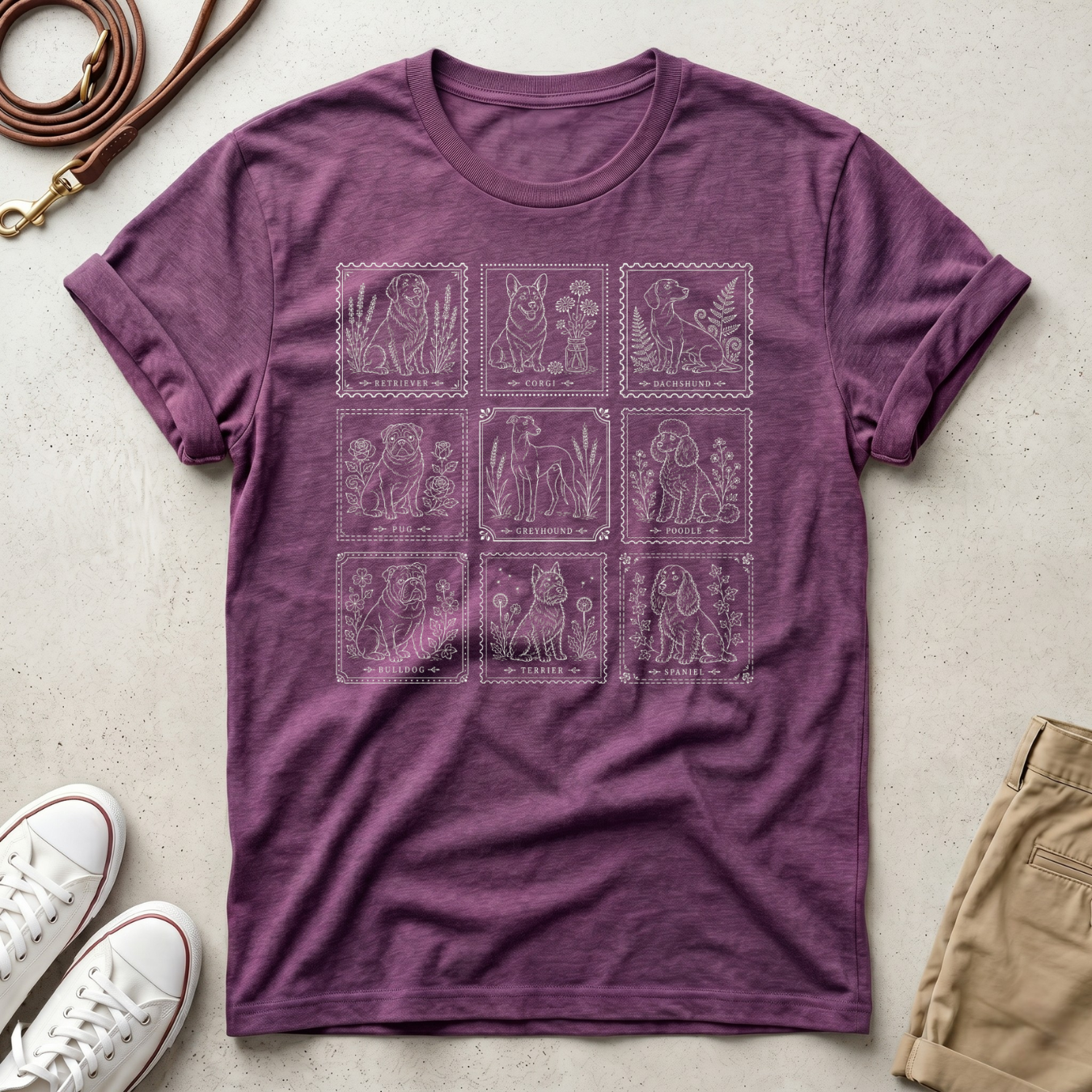 Vintage Tarot Card Dog T-Shirt