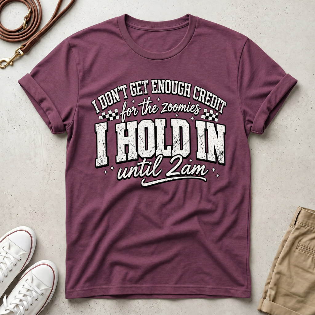 I Don't Get Enough Credit for Holdind on the 2am Zoomies, Funny T-Shirt
