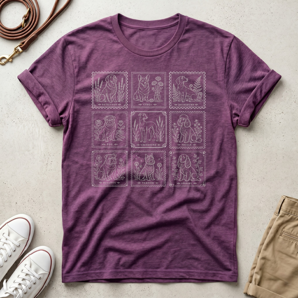 Vintage Tarot Card Dog T-Shirt