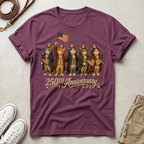 Patriotic Cats 250th Anniversary T-Shirt