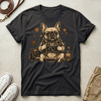 French Bulldog Photographer T-Shirt — Cute Camera Dog Graphic Tee