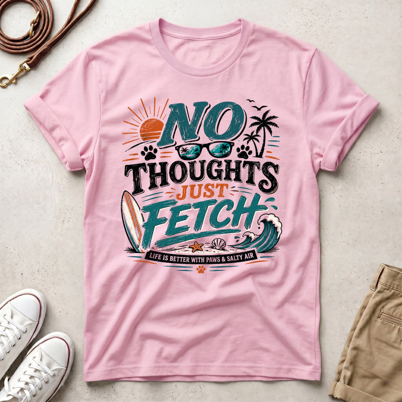 No Thoughts Just Fetch T-Shirt