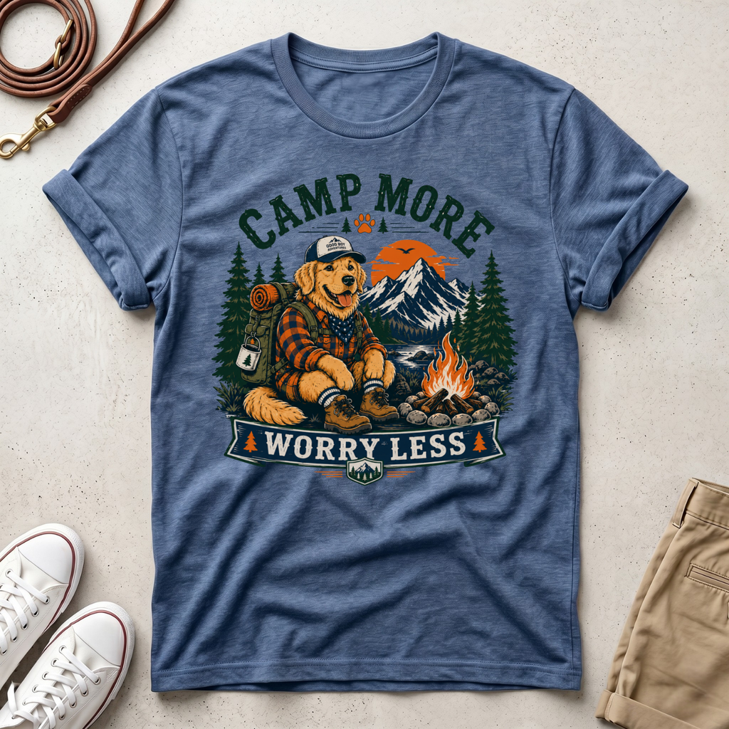 Camp More Worry Less T-Shirt
