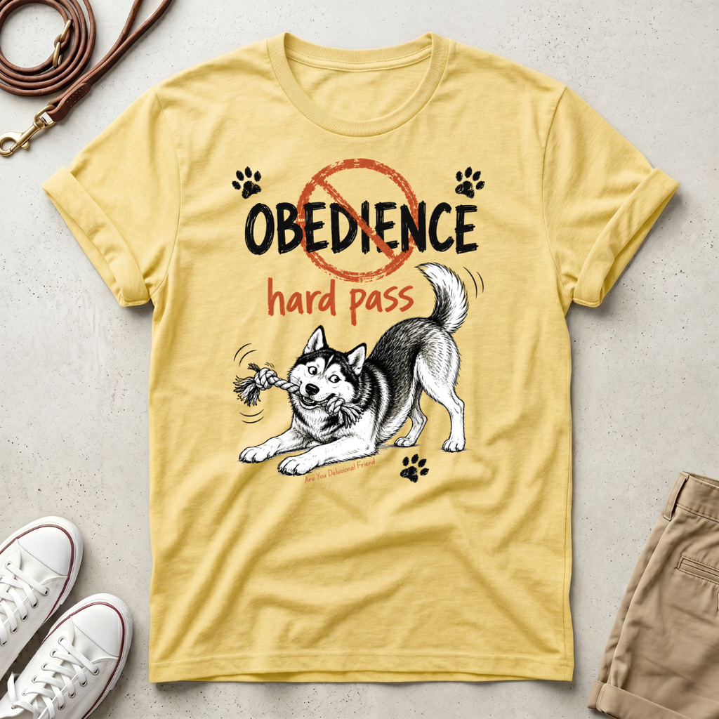 Playful Husky Graphic Dog T-Shirt