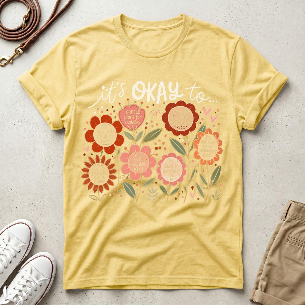 "Choose Joy" Floral Garden Graphic T-Shirt