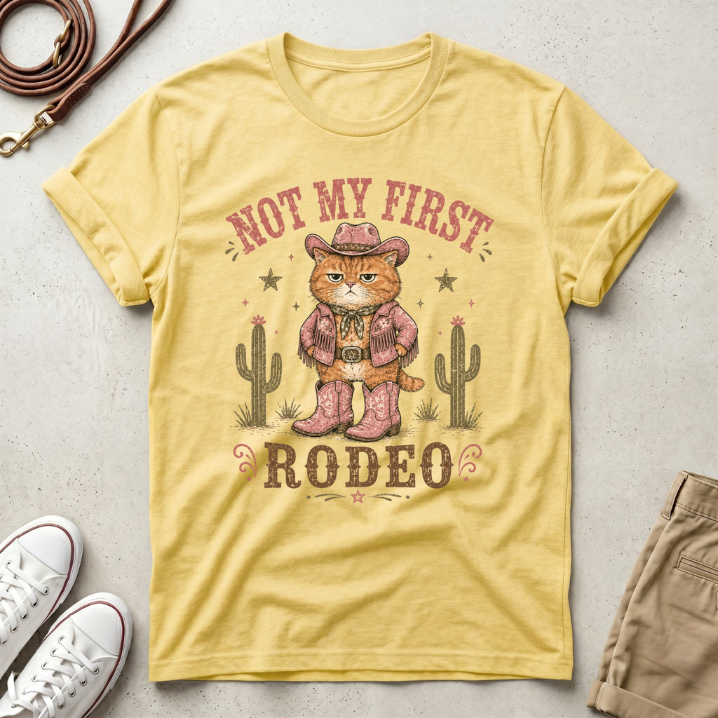 Cowgirl Cat  T-Shirt