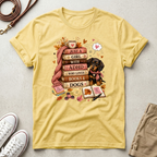 Just a Girl with ADHD Who Loves Books & Dogs T-Shirt