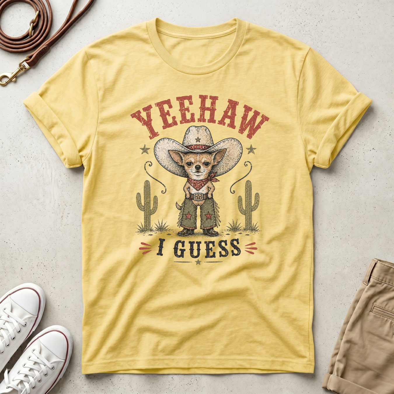 Chihuahua Cowboy  T-Shirt