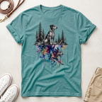 Dog & Forest Reflection T‑Shirt