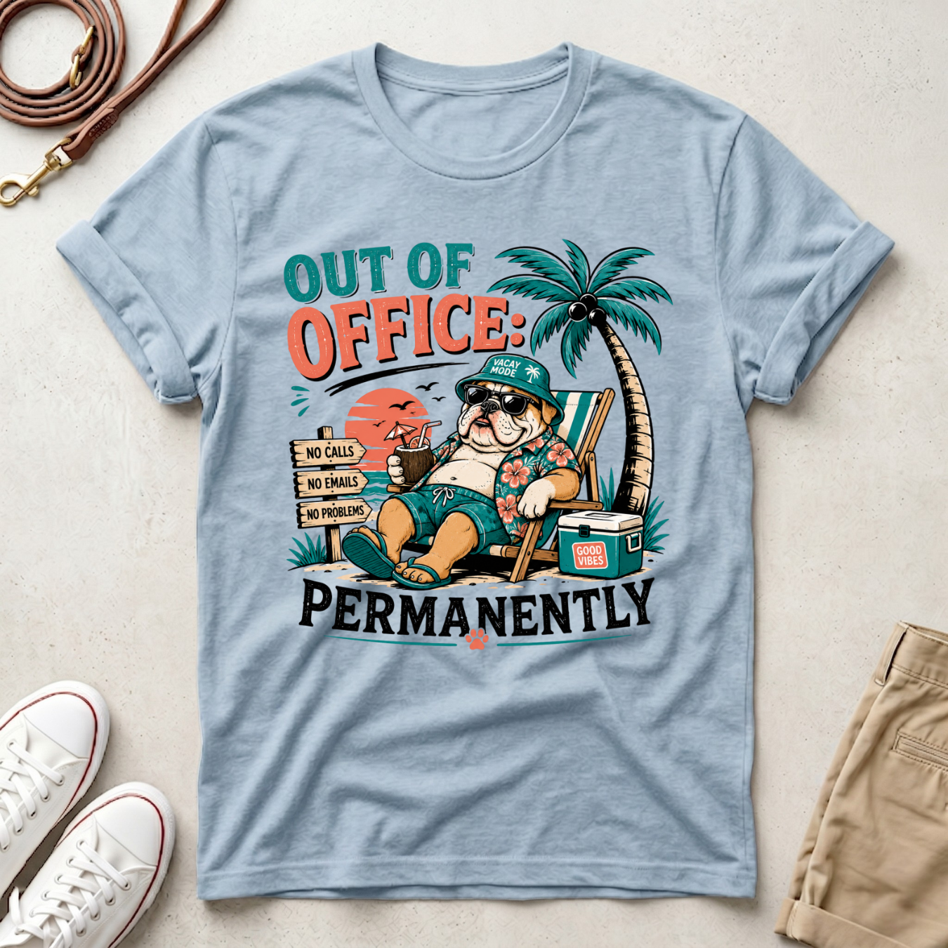 Out of Office Dog T-Shirt