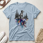 Dog & Forest Reflection T‑Shirt