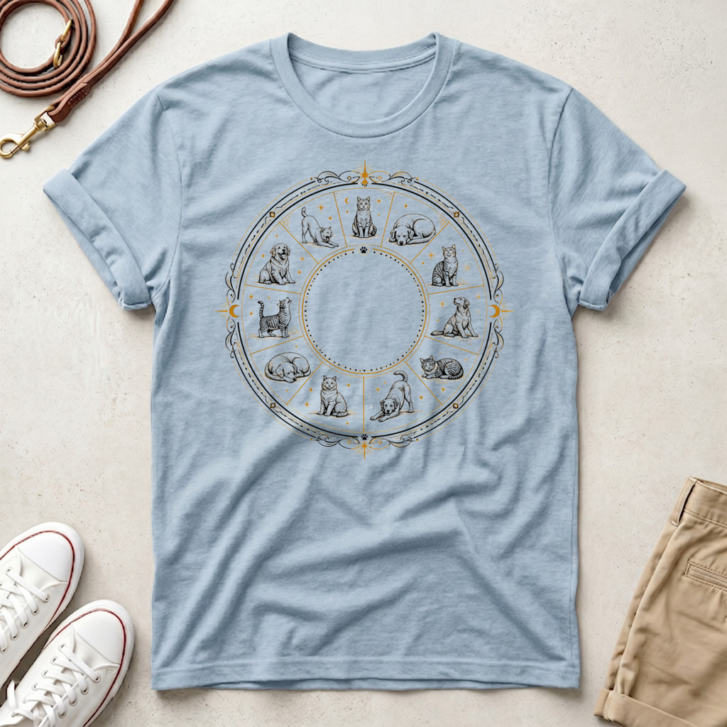 Astrology Cat Zodiac  T-Shirt