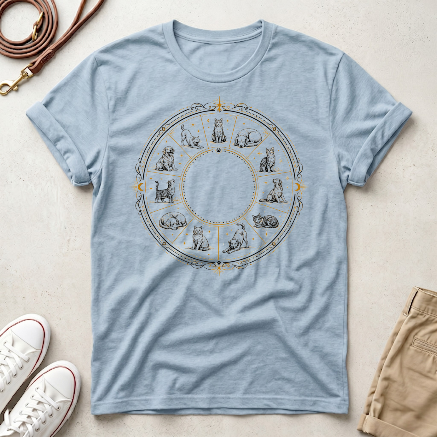 Astrology Cat Zodiac  T-Shirt