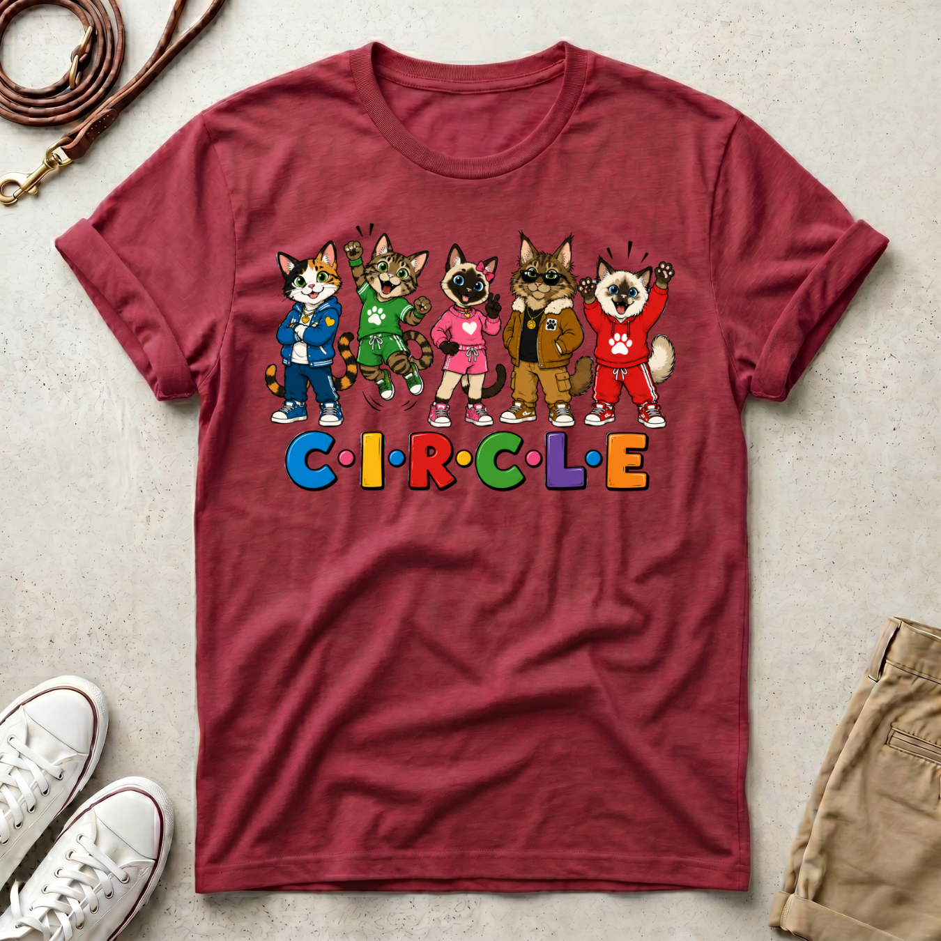 Circle Cats T-Shirt