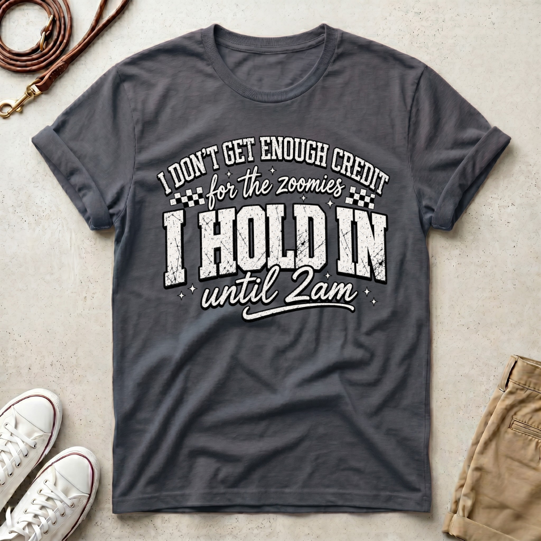 I Don't Get Enough Credit for Holdind on the 2am Zoomies, Funny T-Shirt