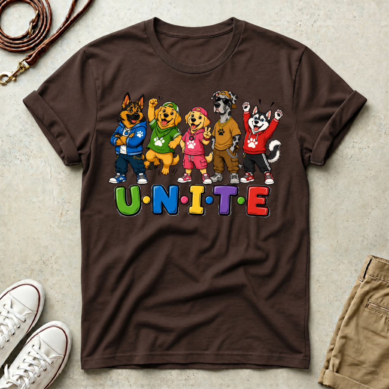 Unite  Dogs T-Shirt