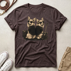 Corgi Dog Duo Graphic T-Shirt