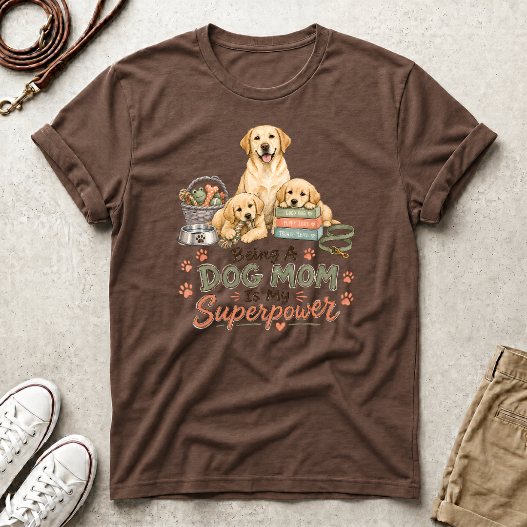 Superpower Dog Mom T-Shirt