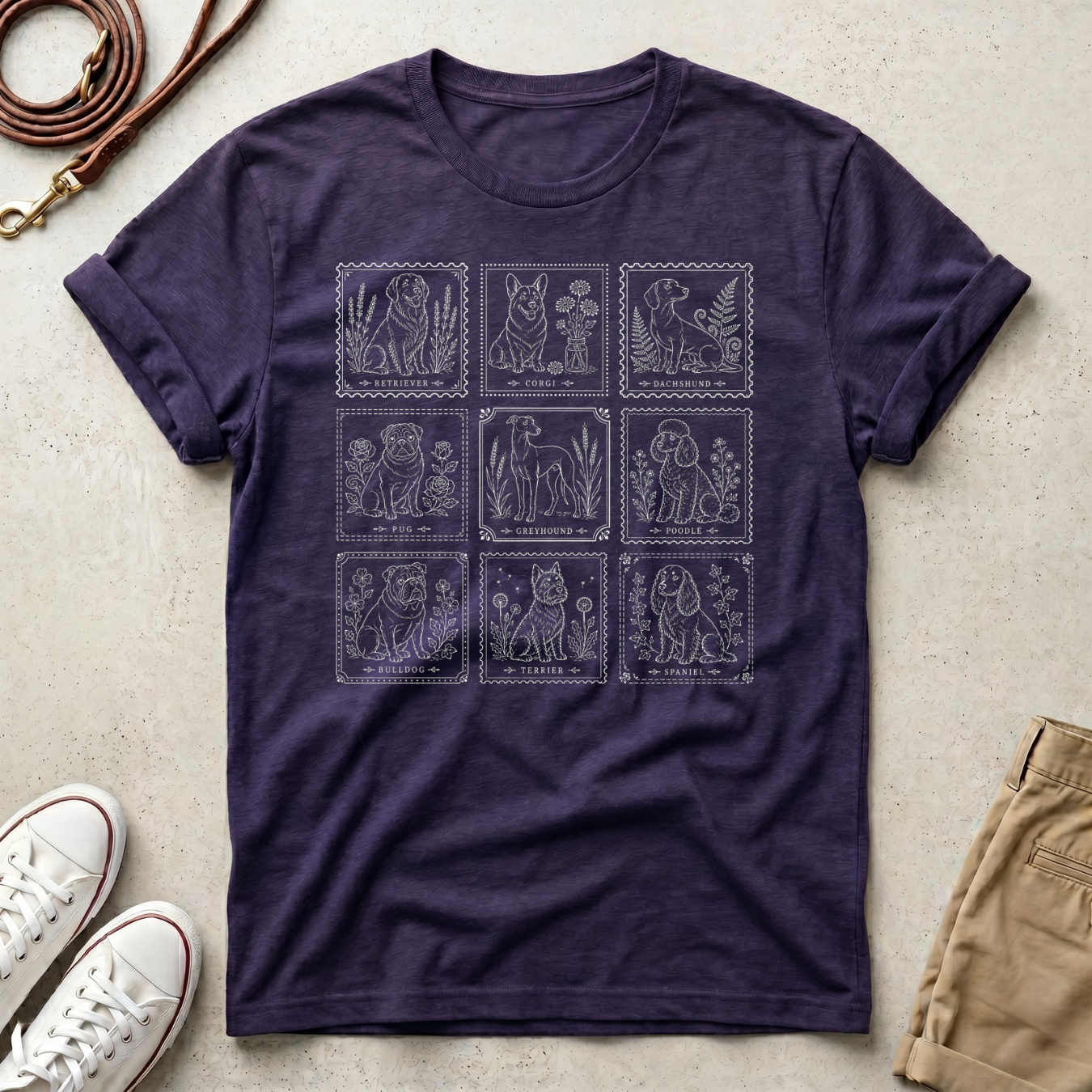 Vintage Tarot Card Dog T-Shirt