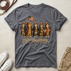 Patriotic Cats 250th Anniversary T-Shirt