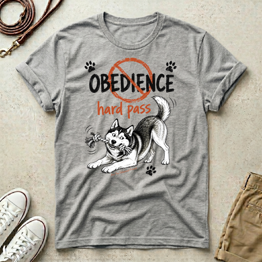 Playful Husky Graphic Dog T-Shirt