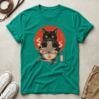Japanese Neko Bowl Ramen Cat T-Shirt