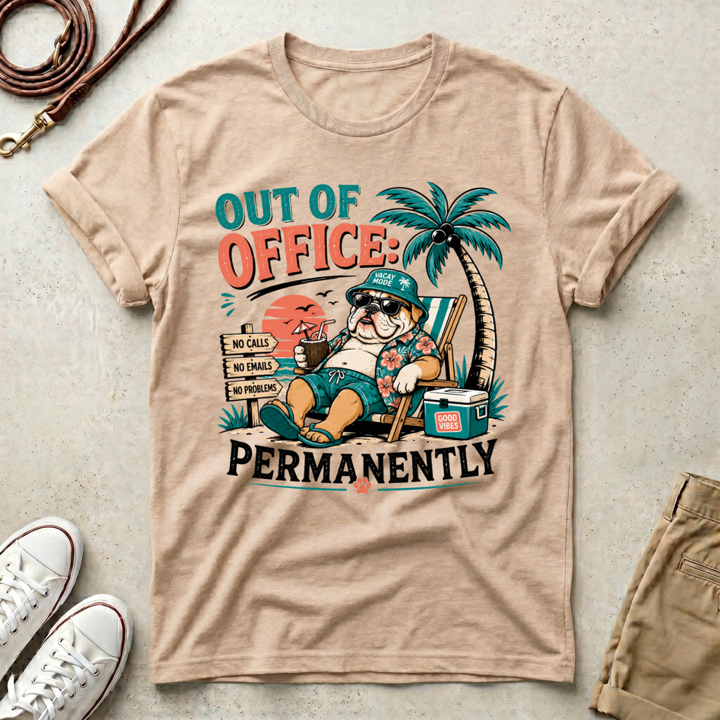 Out of Office Dog T-Shirt
