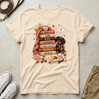 Just a Girl with ADHD Who Loves Books & Dogs T-Shirt
