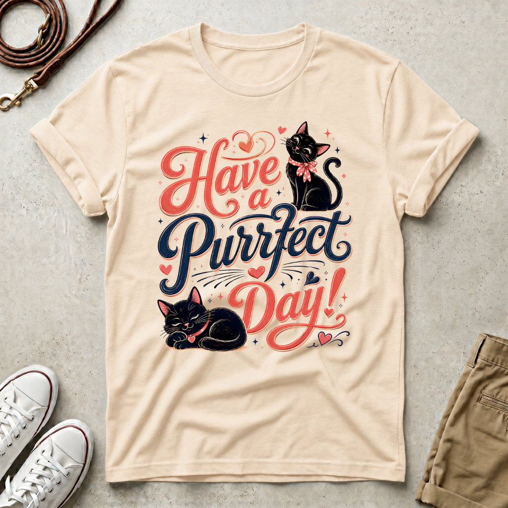 Have a Purrfect Day! Cat T-Shirt