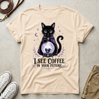 Coffee Fortune Cat T-Shirt