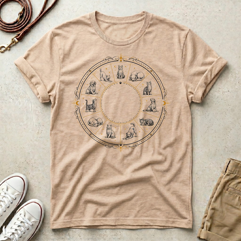 Astrology Cat Zodiac  T-Shirt