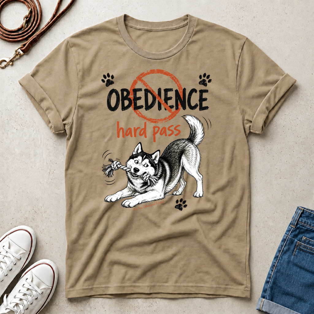 Playful Husky Graphic Dog T-Shirt