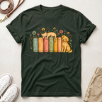 Dog & Books T-Shirt