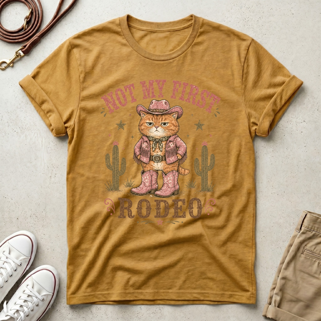 Cowgirl Cat  T-Shirt