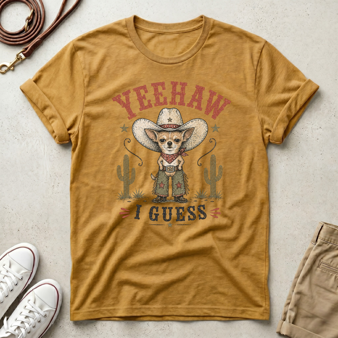 Chihuahua Cowboy  T-Shirt