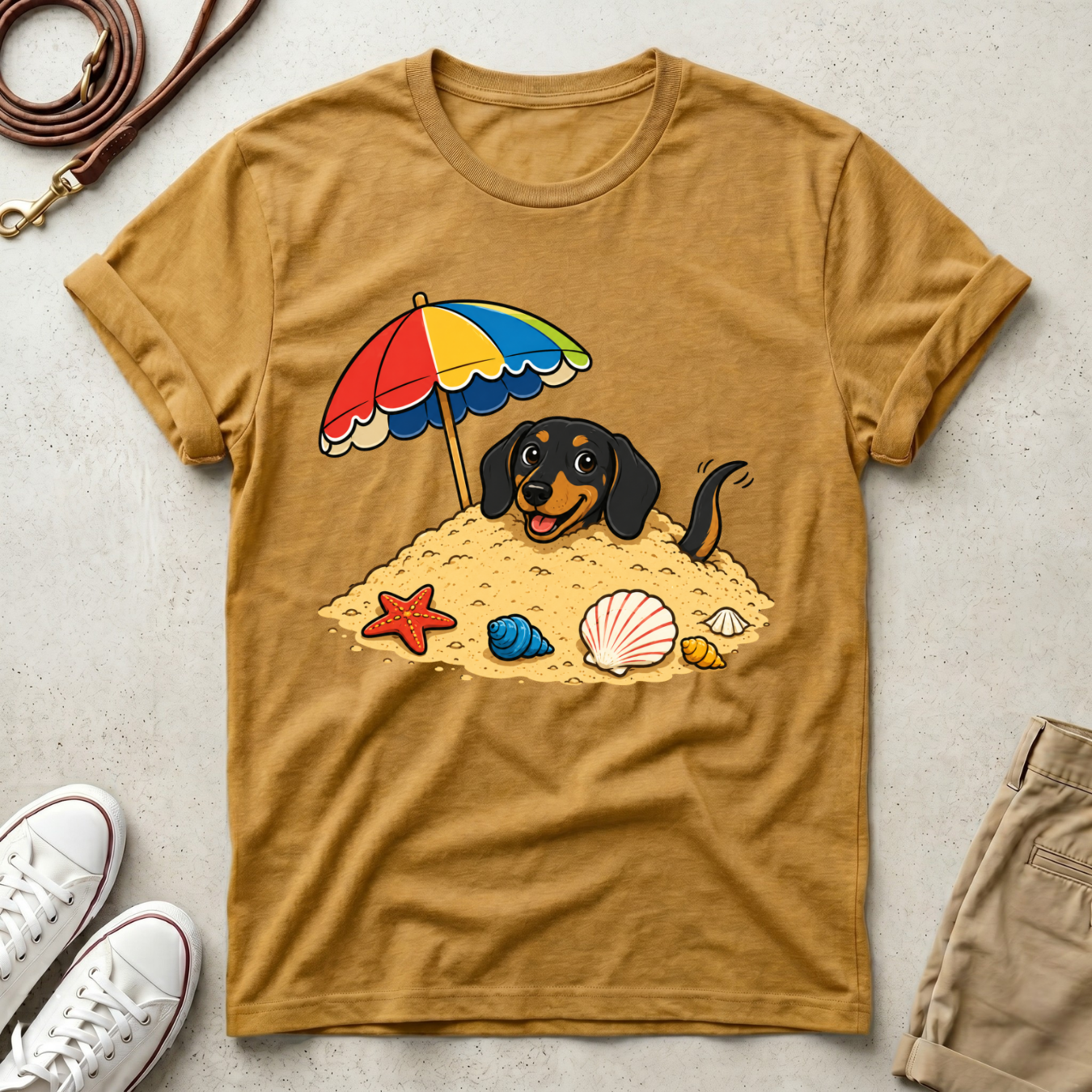 Beach Dachshund T-Shirt