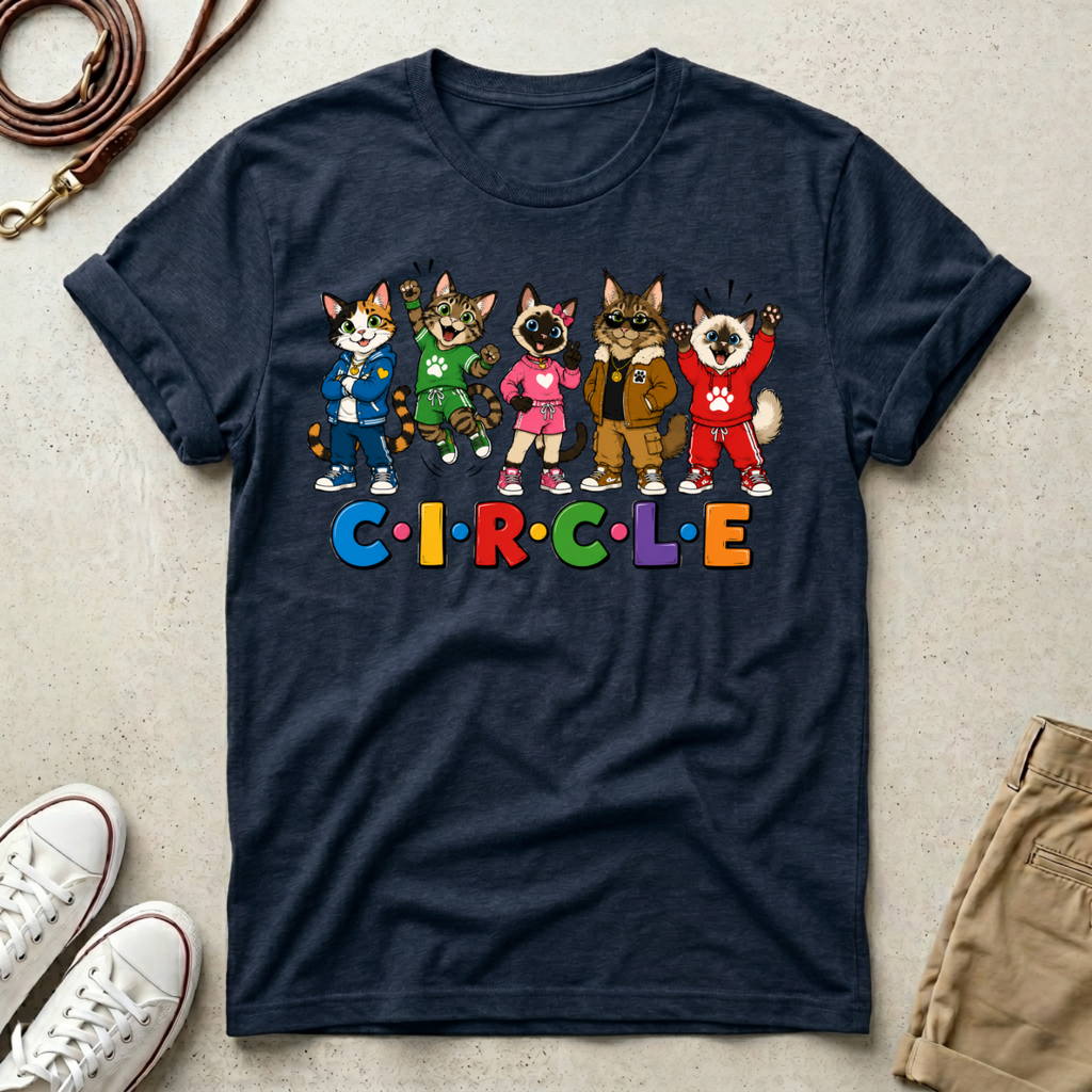 Circle Cats T-Shirt